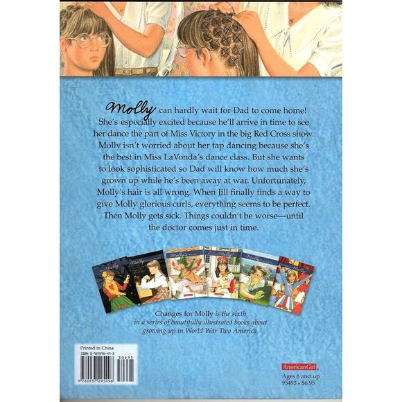 American Girl Changes For Molly Paperback Book 2000 - Picture 2 of 2